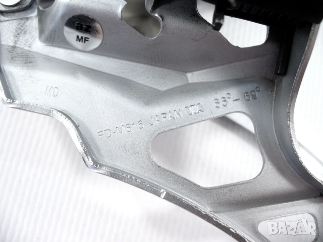 Shimano Deore FD-M616 2x10 декланшор за МТБ планински байк, 34.9mm clamp, снимка 5 - Части за велосипеди - 51744552