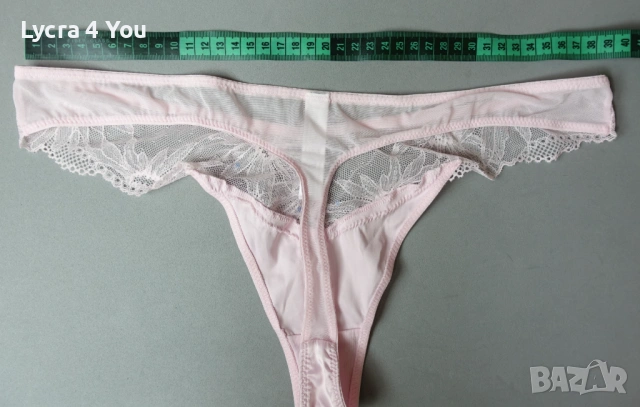 Primark L луксозни светло розови прашки от сатен и дантела, снимка 8 - Бельо - 53264323