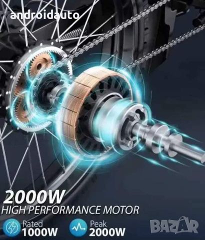 Електрически кросов мотор 2000W 48V 18.2AH, 24 мес гаранция , снимка 6 - Мотоциклети и мототехника - 46685608