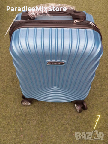 Стилен куфар с колелца за ръчен багаж с твърдо покритие 40/30/20см , снимка 7 - Куфари - 45011647
