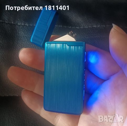 Стилна ветроустойчива запалка с LED и зареждане с USB, снимка 4 - Други - 45998741