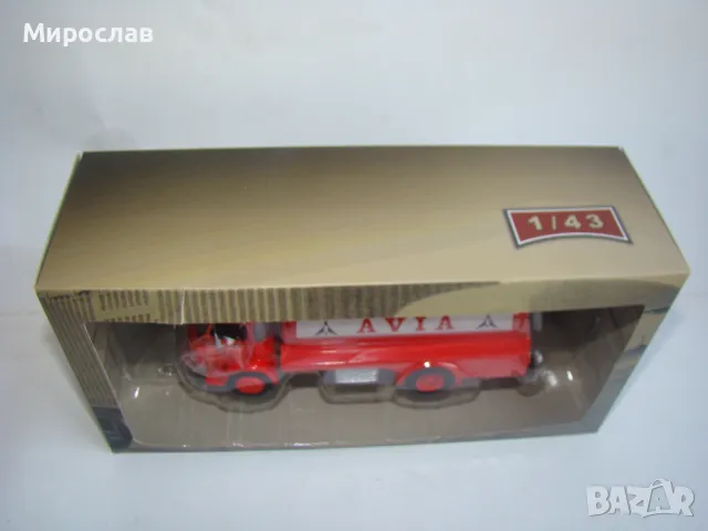 IXO??? 1/43 RENAULT AVIA КАМИОН КОЛИЧКА ЦИСТЕРНА МОДЕЛ, снимка 2 - Колекции - 48418447