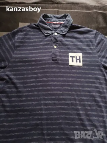 Tommy Hilfiger - страхотна мъжка тениска ХЛ , снимка 3 - Тениски - 49653897
