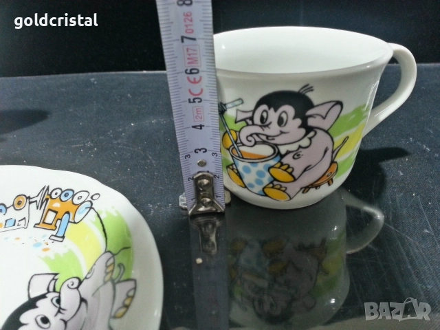 Стар български порцелан детски комплект , снимка 8 - Антикварни и старинни предмети - 52968164