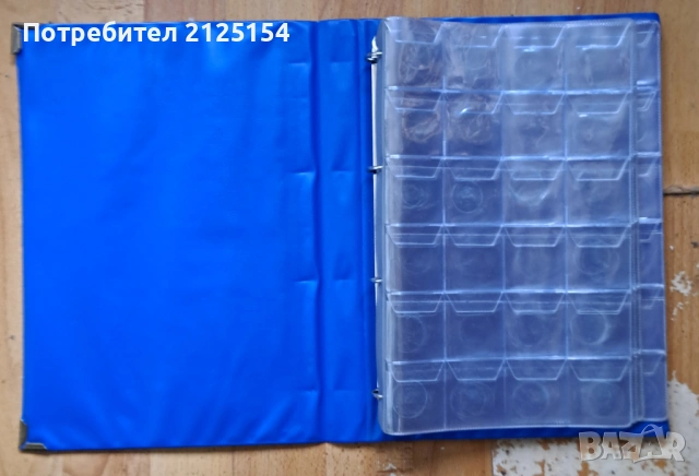 Класьор за 360 бр. монети с 15 листа., снимка 2 - Нумизматика и бонистика - 47037885