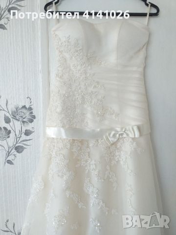 Бутикова дизайнерска сватбена / булчинска рокля от Paloma Fashion, снимка 4 - Сватбени рокли - 45766519