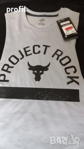 Нов Under Armor Rock Project M фитнес потник, снимка 6 - Спортни дрехи, екипи - 53770011