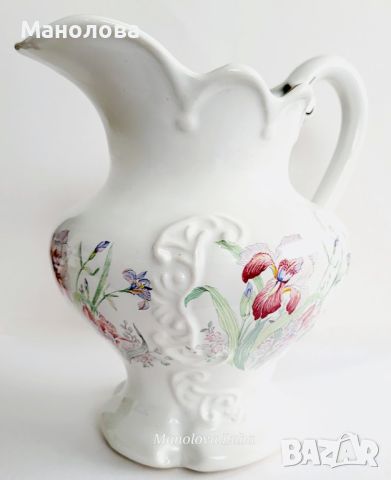 Винтидж порцеланов комплект, стомна и купа/умивалник/ D&S CERAMICS in Stoke-on-Trent Staffs, England, снимка 9 - Други ценни предмети - 45775339