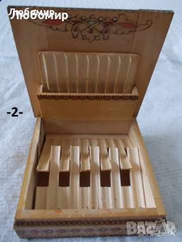 Старинна кутия разни - списък, снимка 2 - Антикварни и старинни предмети - 51733613