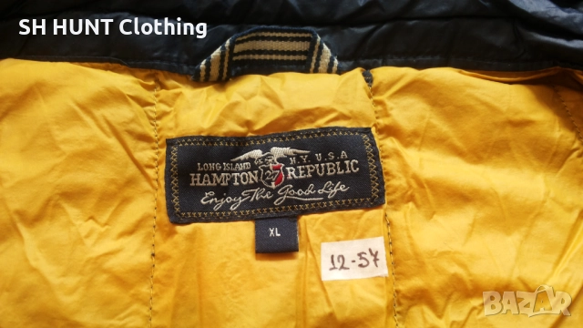 HAMPTON REPUBLIC DOWN Jacket Размер XL мъжко яке с гъши пух 12-57, снимка 12 - Якета - 52217408