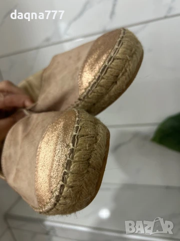 Немски еспадрили естествена кожа, снимка 5 - Дамски ежедневни обувки - 50592201