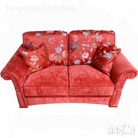 Луксозен диван тройка и двойка  Schröno Handmade, снимка 2 - Дивани и мека мебел - 52235078