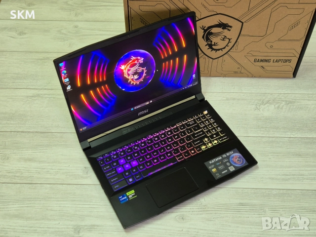 ГАРАНЦИЯ RTX4070|i7|QHD 165hz|512GB SSD|16RAM лаптоп msi мси katana катана laptop gaming гейминг