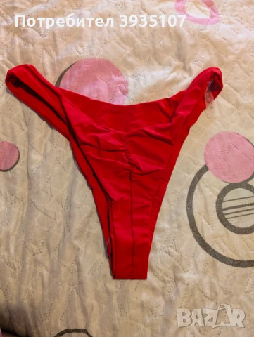 Долнище на бански червен цвят ново, снимка 2 - Бански костюми - 51369124