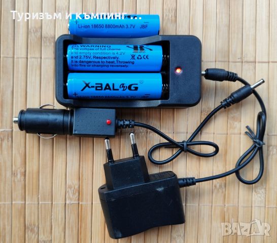 Ловен прожектор с 3 батерии, снимка 5 - Оборудване и аксесоари за оръжия - 45343658
