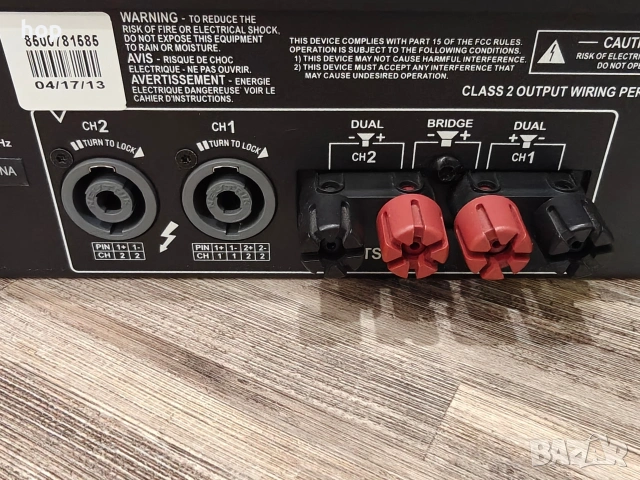 Crown XLS1000 - 2x350 W, снимка 5 - Ресийвъри, усилватели, смесителни пултове - 53153631