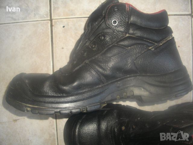 Български Работни Боти Обувки Високи от Естествена Телешка Кожа №45-UNITY-VIKING-T-ОТЛИЧНИ, снимка 6 - Мъжки боти - 45636219