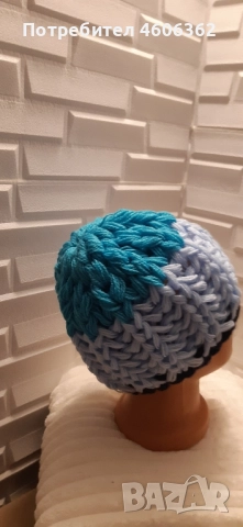 различни видове ръчно изплетени шапки, снимка 6 - Шапки - 51906292