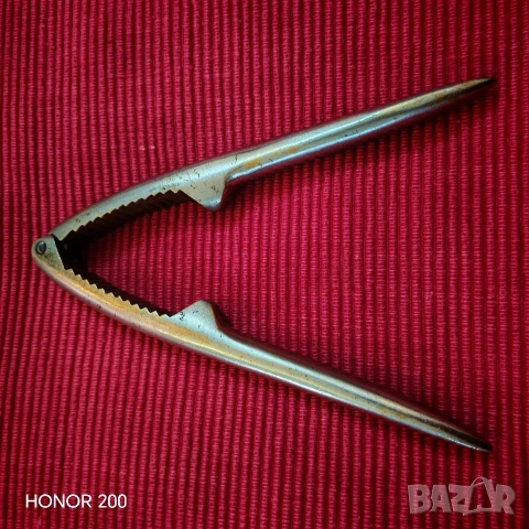 Стара месингова орехотрошачка. , снимка 2 - Антикварни и старинни предмети - 54239307