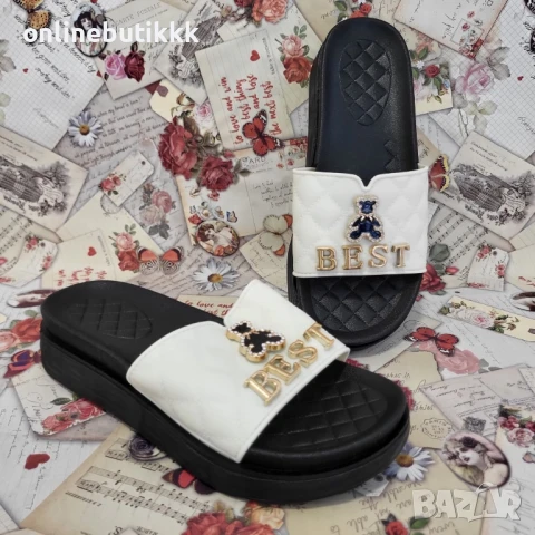 Дамски чехли - свежо попълнение за лятото 🍒, снимка 3 - Чехли - 51078034