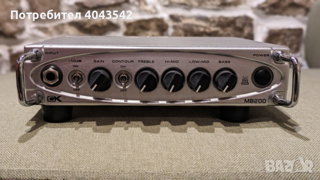 Усилвател за бас китара Gallien Krueger GK MB 200 200w bass head, снимка 1 - Китари - 44948640