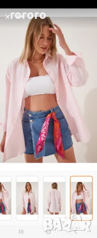 Розова риза, снимка 2 - Ризи - 50385184