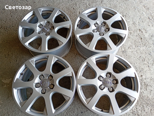 Оригинални джанти Ауди 17 цола 5/112 ЕТ 39 J8/  66.5, снимка 3 - Гуми и джанти - 52375112