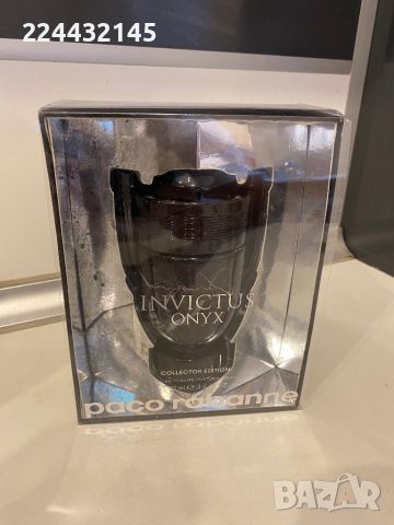 paco rabanne invictus onyx collector edition 100 EDT Barcod , снимка 1 - Мъжки парфюми - 46538502