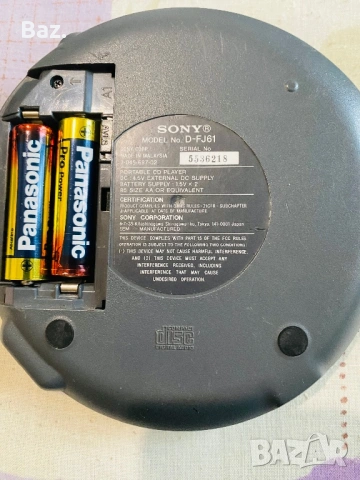  Sony walkman   : D-FJ61, снимка 3 - Аудиосистеми - 54078517
