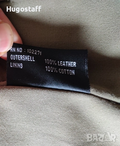 Винтидж Мъжко кожено яке Cafe Racer Rogue Leather  by  Reilly Olmes L/Xl, снимка 6 - Якета - 52686888