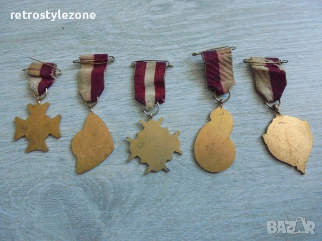 № 8346 Стари медали / ретро значки / колекционерски комплект (5 броя), снимка 6 - Други ценни предмети - 51527254