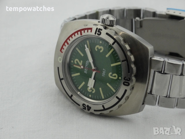 ВОСТОК АМФИБИЯ АВТОМАТИЧЕН ref: 90082А, снимка 5 - Мъжки - 53128705