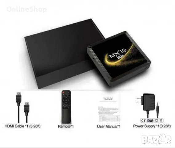 Smart Android TV Box MX10s, снимка 4 - Друга електроника - 49243175