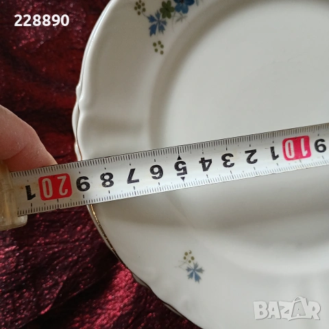 Български порцелан сервиз -35части, снимка 9 - Антикварни и старинни предмети - 53219008