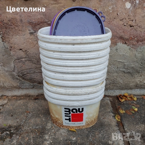 Пластмасови кофи 20 кг., снимка 4 - Мопове, кофи, четки и метли - 52349466