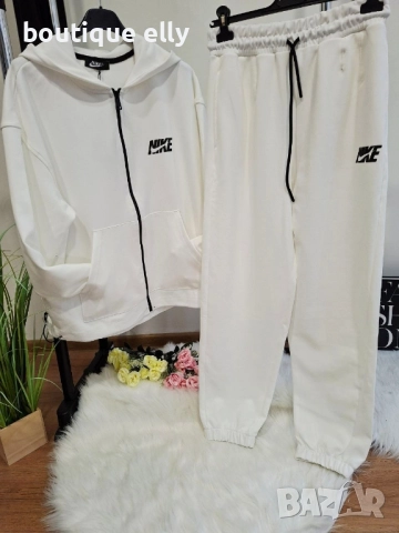 дамски комплект от 2 части nike в бяло и розово,, снимка 4 - Комплекти - 51543480