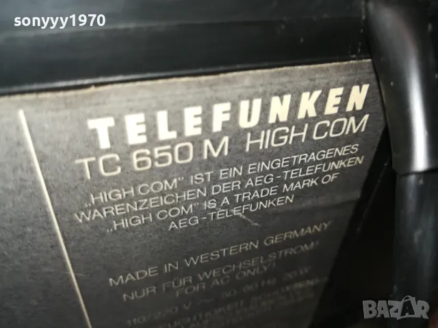 TELEFUNKEN TC650M HIGH COM-ВНОС SWISS 0405251647LNWC, снимка 17 - Декове - 50153251