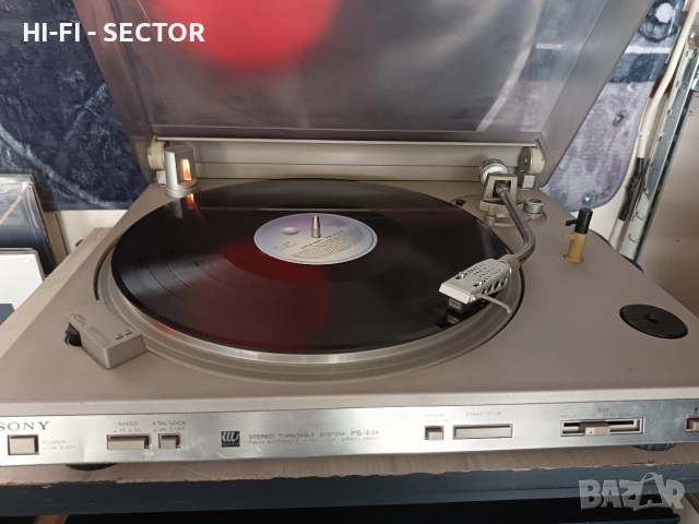 Sony PS 434 грамофон , снимка 8 - Грамофони - 53733536