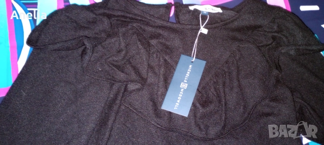 Нова Дамска Зимна Блуза / Пуловер   в черно С М , снимка 2 - Блузи с дълъг ръкав и пуловери - 52557537