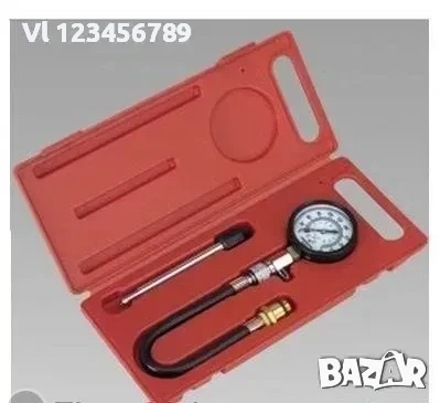 Компресомер/тестер/ за измерване на бензинови двигатели , снимка 3 - Аксесоари и консумативи - 53856023