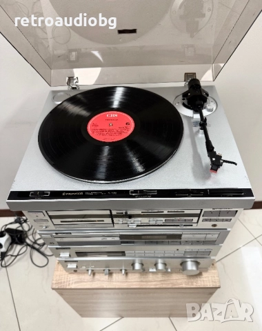 🔊Ретро аудио система сет PIONEER - сива серия - усилвател, дек, cd, грамофон, тунер и тонколони🔊, снимка 6 - Аудиосистеми - 52664721