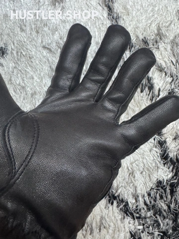 Мъжки ръкавици от естествена кожа BISON. Размер М, снимка 6 - Ръкавици - 53138394