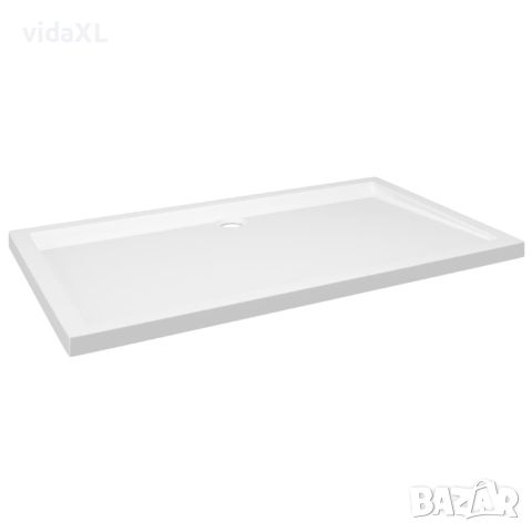 vidaXL Правоъгълно ABS душ корито, бяло, 70x120 см（SKU:148905, снимка 1