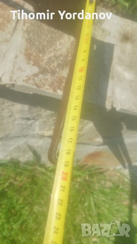 Ръжен за пещ, ковано желязо., снимка 2 - Антикварни и старинни предмети - 53898854