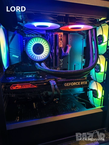 Геймърски Ryzen 7 5800X3D, RTX 4070 Super 12GB, RAM 32GB DDR4 3200, SSD 1TB NVME, HDD 1TB, снимка 2 - Геймърски - 54159821