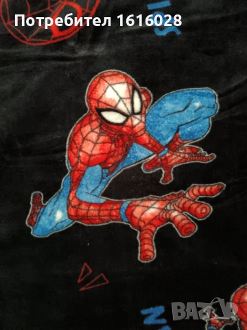 Детско одеяло на Спайдърмен. , снимка 9 - Спално бельо и завивки - 53964871