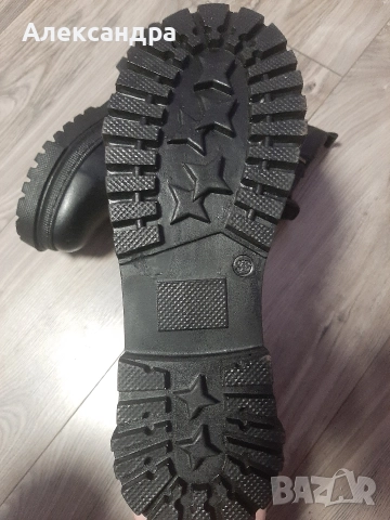 Кожени дамски боти, снимка 3 - Дамски боти - 52887578