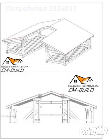 Ремонт на покриви и изграждане на навеси, беседки и барбекюта 