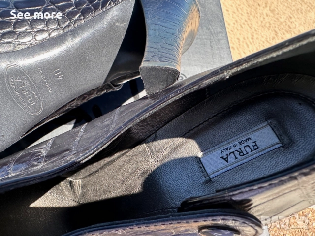 Боти от естествена кожа FURLA размер 40, снимка 13 - Дамски боти - 52102607