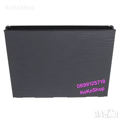 Висока кашпа-55x18x36 см./правоъгълна кашпа/висока правоъгълна кашпа, снимка 3 - Саксии и кашпи - 50250461